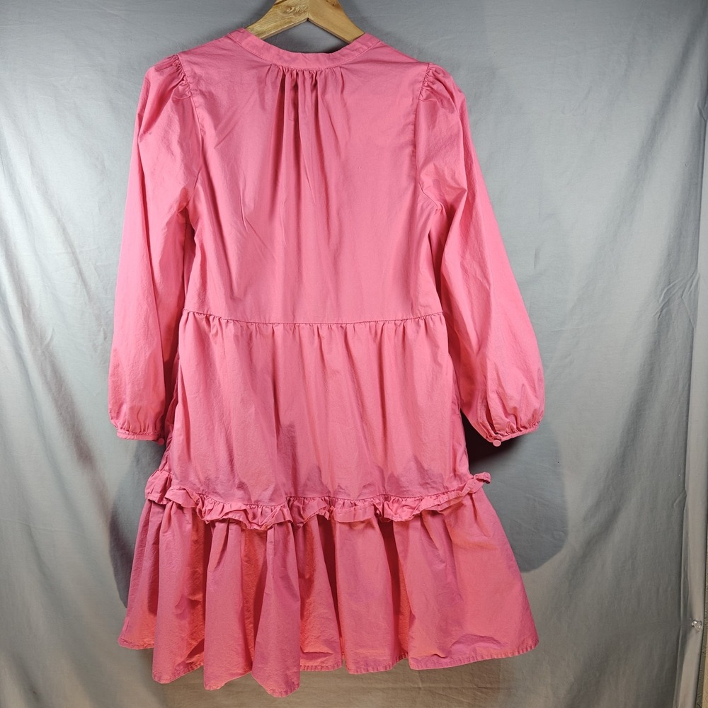 J. Crew Factory Coral Pink Mini Dress - Picture 6 of 16